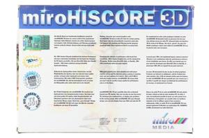 Miro Hiscore 3D OVP Miro Hiscore 3D OVP
